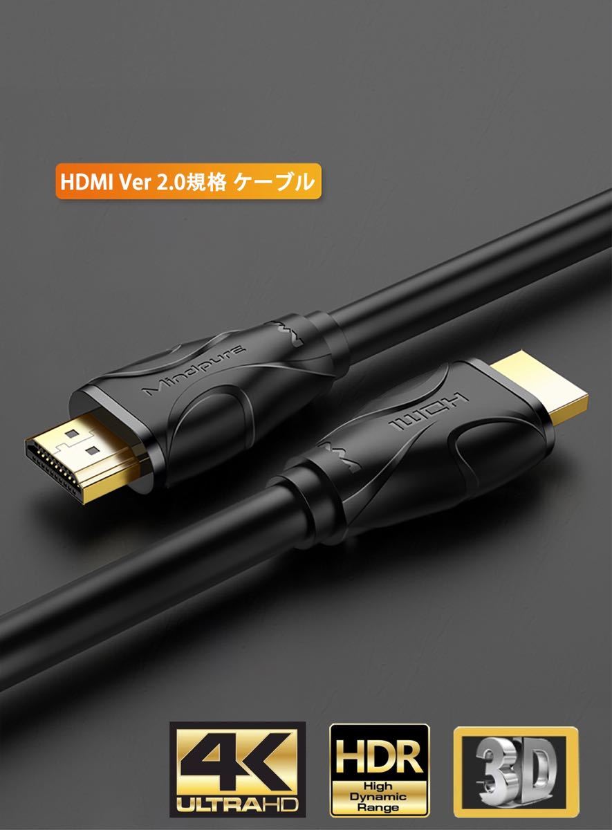 高品質HDMI ケーブル 1.5m VER2.0／HDR対応 金メッキ4K対応