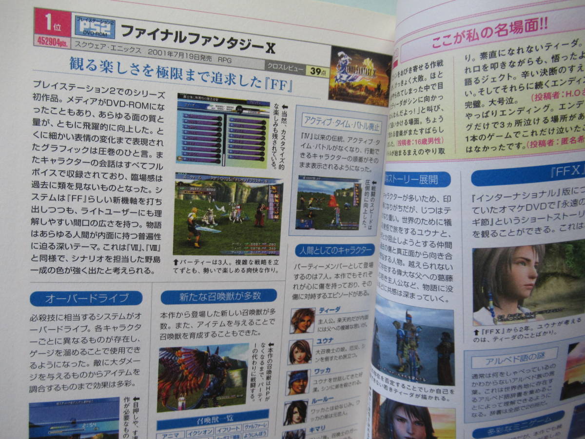 週刊ファミ通900号記念 特別付録「読者が選ぶ心のベストゲーム100」送料無料 FF,ドラクエ,ゼルダ レトロゲーム 過去の名作ゲーム100掲載_画像3