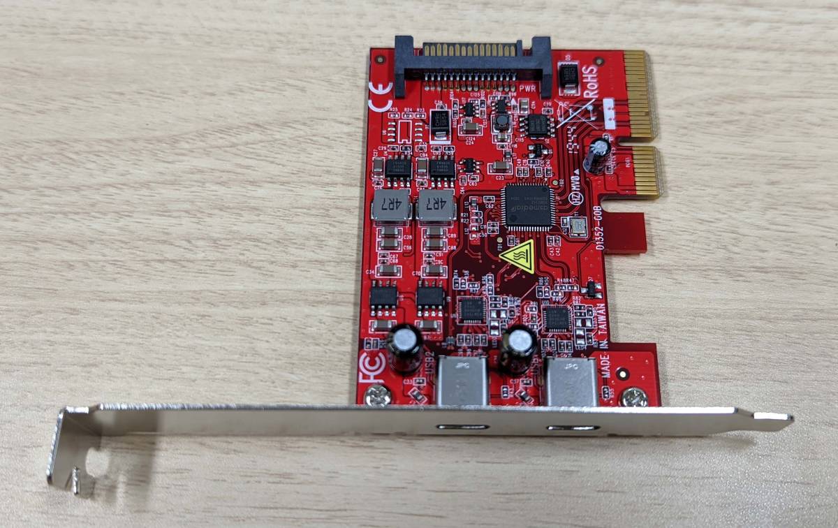 【送料無料】玄人志向 ASMedia社製 ASM3142搭載 USB3.2 Type-C×2 インターフェース PCI-Express×4接続 USB3.2C-P2-PCIE3_画像3