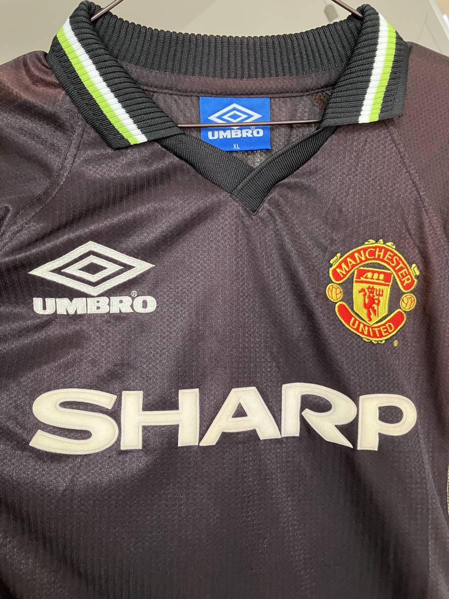 希少 90s マンチェスターユナイテッド UMBRO Vintage サッカー XL ユニフォーム MANCHESTER United  Football Shirt 検)toxgo MIN-NANO