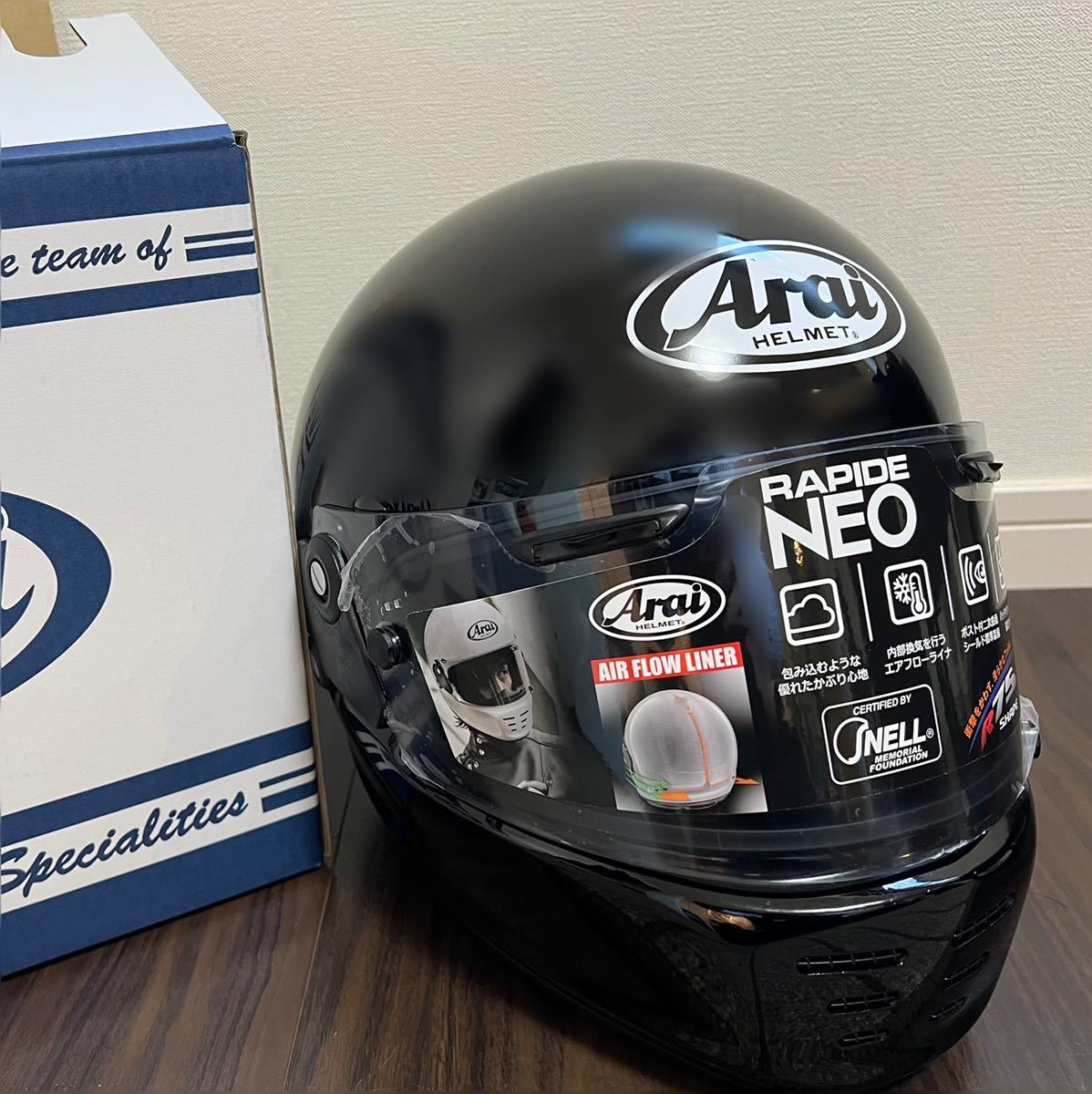 美品☆Arai アライ ラパイドネオ ガラスコーティング済み☆フル