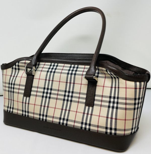 ◇中古◇バーバリー BURBERRY ノバチェック ハンドバッグ 肩掛け鞄