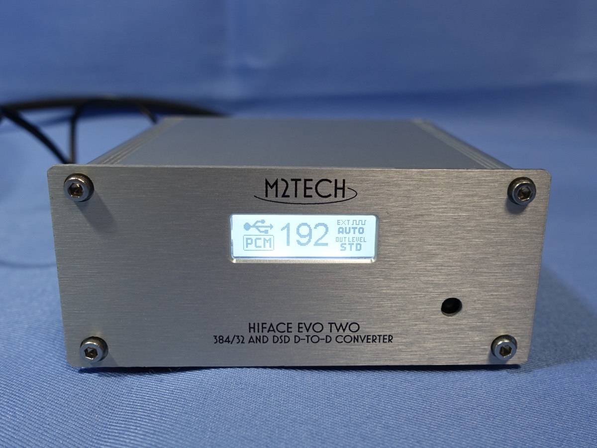 ● 【送料無料】M2TECH hiFace EVO TWO USB-DDコンバーター 美品・完動品 ●