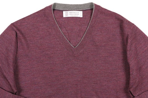 BRUNELLO CUCINELLI(ブルネロクチネリ) Vネックセーター M2400162
