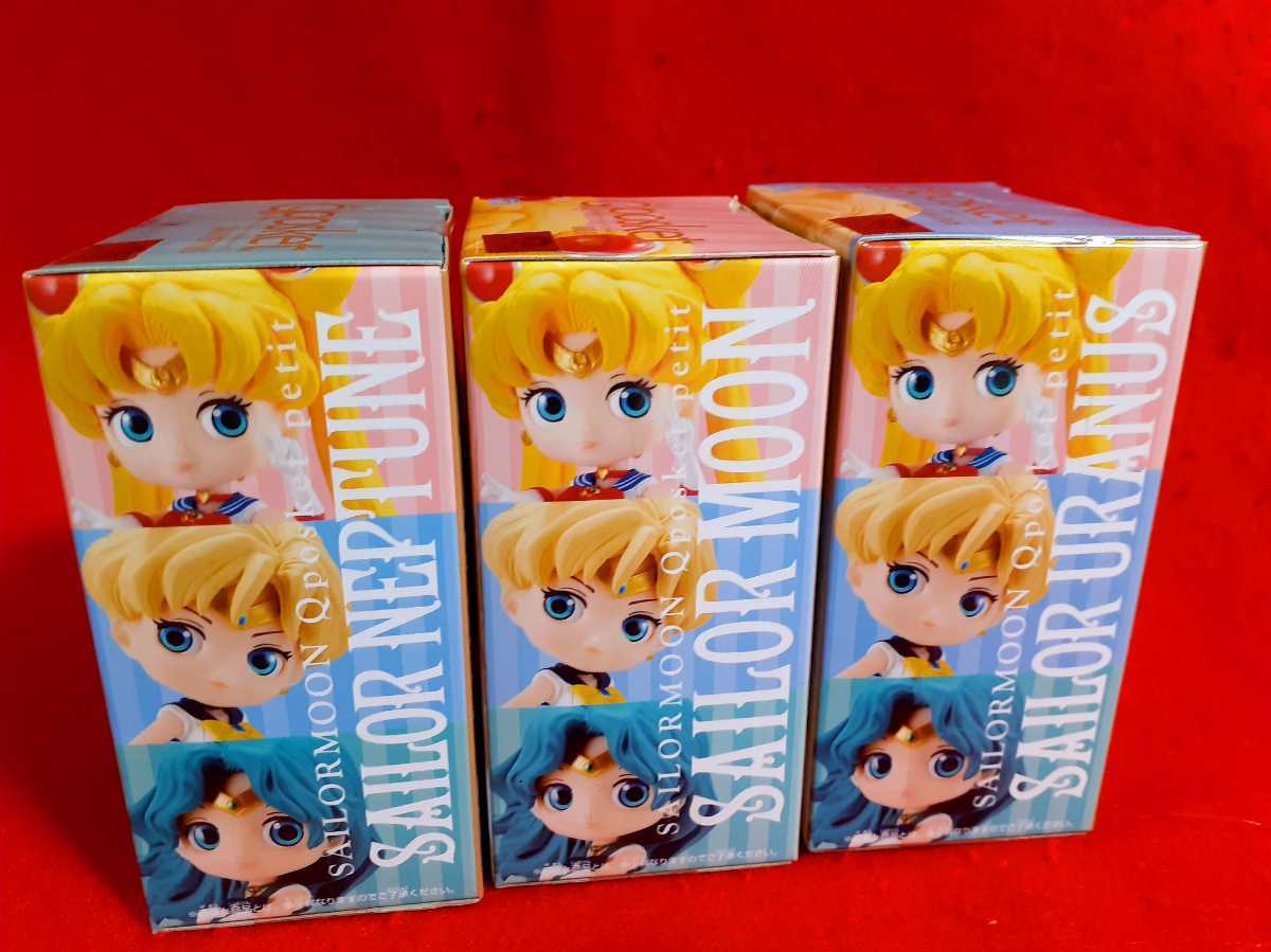  Прекрасная воительница Сейлор Мун Qposket Q posket petit vol.3 Sailor Moon sailor ulans sailor Neptune все 3 вида комплект фигурка 