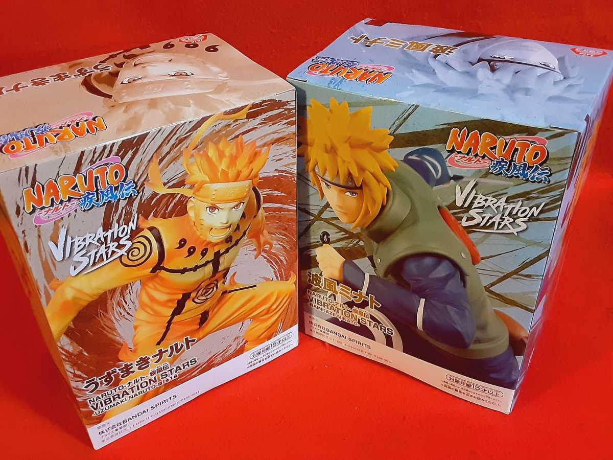 NARUTO ナルト 疾風伝 VIBRATION STARS うずまきナルト　ボルト　 日向ヒナタ 　ミナト　４種まとめ　フィギュア