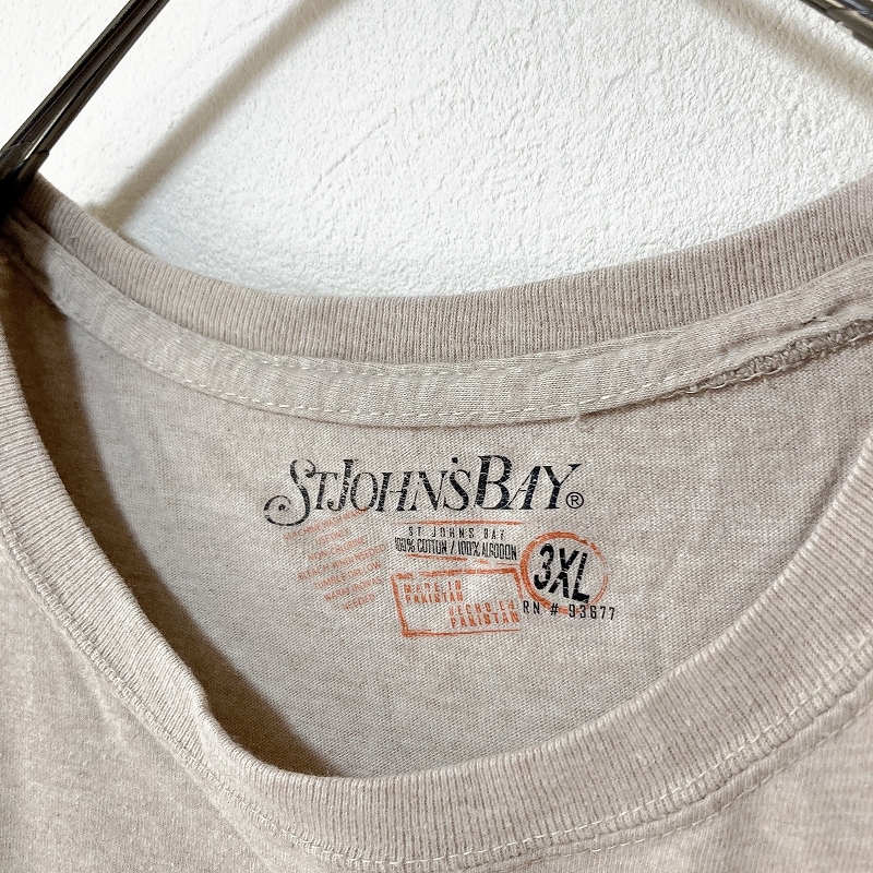 メンズ服ロゴ刺繍半袖Tシャツ 古着屋 ブランド ベージュ ストリート系 ゆるだぼ シンプル ワンポイント ビックT オーバーサイズ