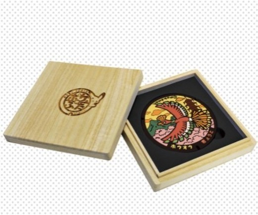 ポケモン ポケふた 金属製小さいマンホール 京都府 ホウオウ 訳