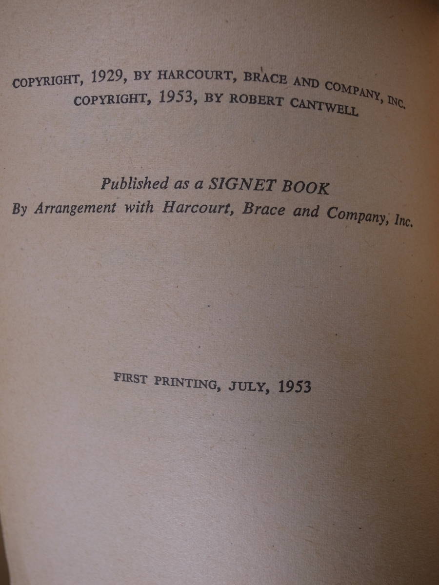 William Faulkner Sartoris ウィリアム・フォークナー サートリス signet books 1953年発行_画像4