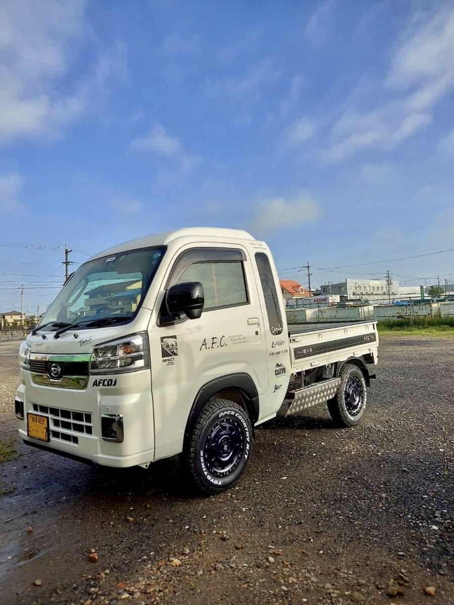 ダイハツ ハイゼットジャンボ 専用設計 アルミサイドバンパー 送料無料 左右セット DAIHATSU 軽トラ☆カスタム☆エアロ☆乗り降り楽々☆