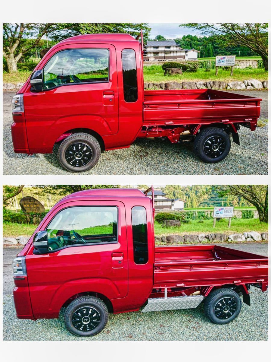 ダイハツ ハイゼットジャンボ 専用設計 アルミサイドバンパー 送料無料 左右セット DAIHATSU 軽トラ☆カスタム☆エアロ☆乗り降り楽々☆