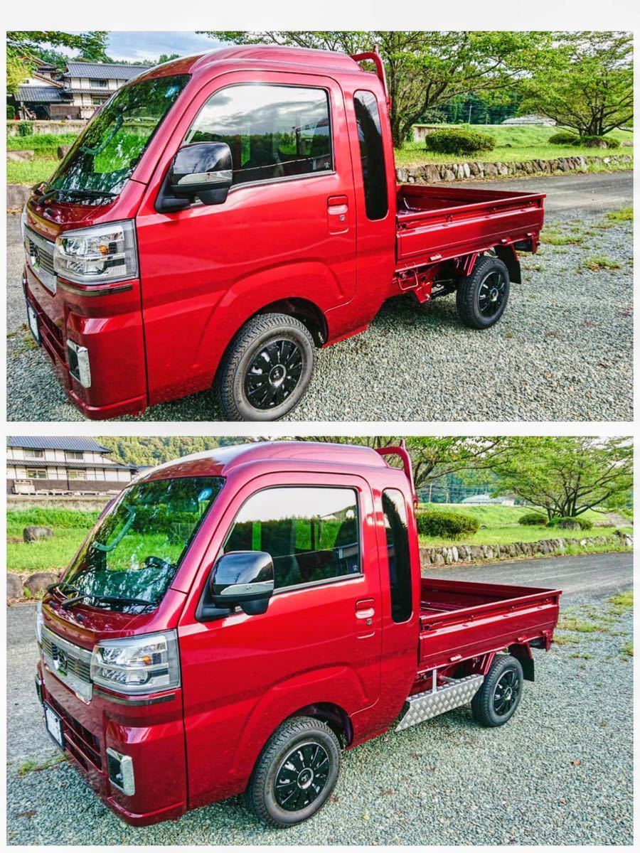 ダイハツ ハイゼットジャンボ 専用設計 アルミサイドバンパー 送料無料 左右セット DAIHATSU 軽トラ☆カスタム☆エアロ☆乗り降り楽々☆_画像8