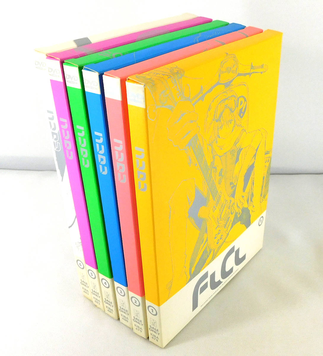 DVD フリクリ FLCL 初回版 全6巻セット GAINAX ガイナックス(は行
