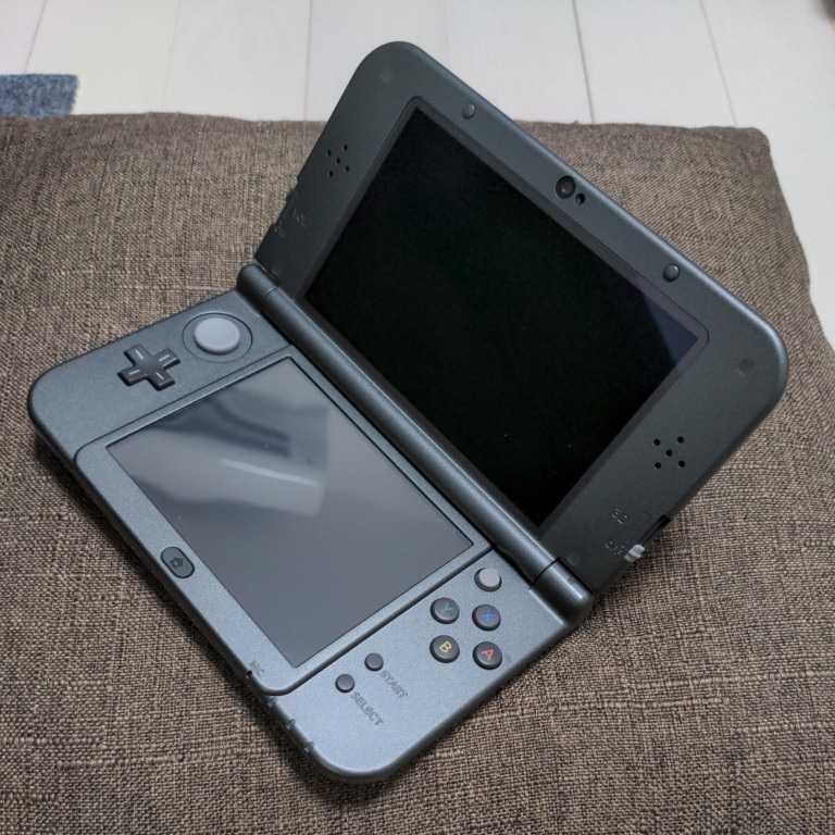 美品】Newニンテンドー3DS LL メタリックブラック ACアダプタセット