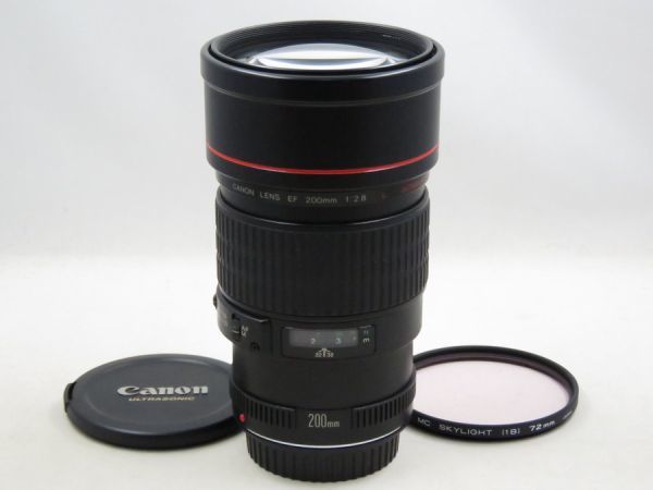 19533Y5]☆極上美品☆CANON EF 200mm F2.8 L USM フィルター付き