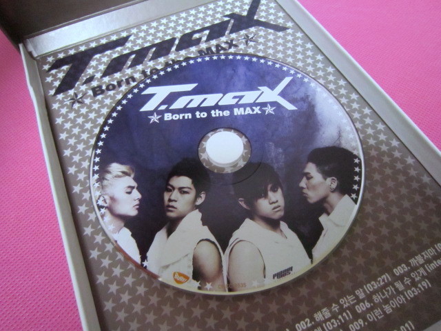 K-POP♪ T-max ティー・マックス 1集「Born To The Max」韓国盤CD 廃盤！再生確認済み！花より男子F4キム・ジュン、シン・ミンチョル