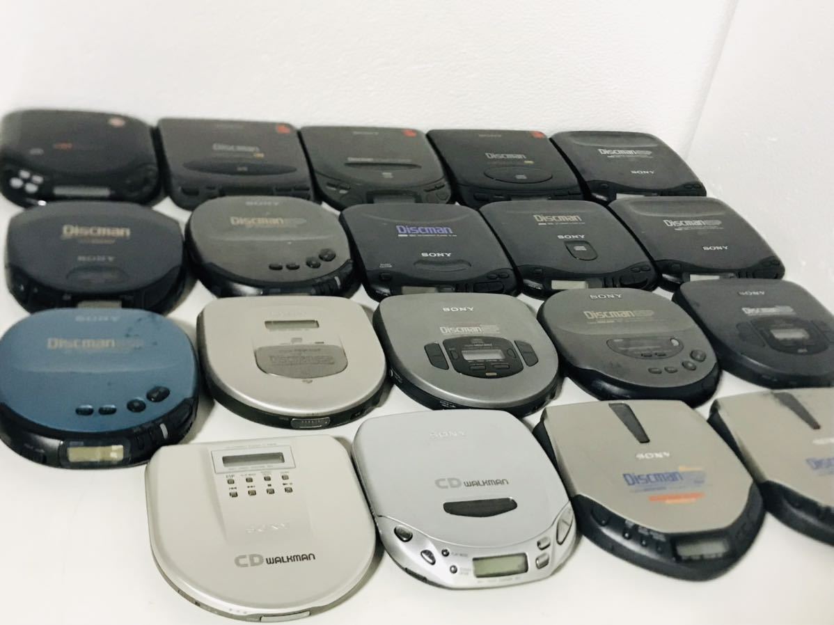 SONY Discman CD WALKMAN 19台 まとめて ソニー ポータブルCDプレーヤー ウォークマン D-245 D-E305  D-E808 動作未確認 ジャンク