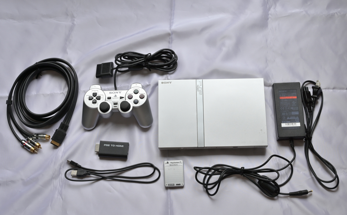 ヤフオク! - ＊ソニー 薄型 PS2 本体セット SCPH-77000