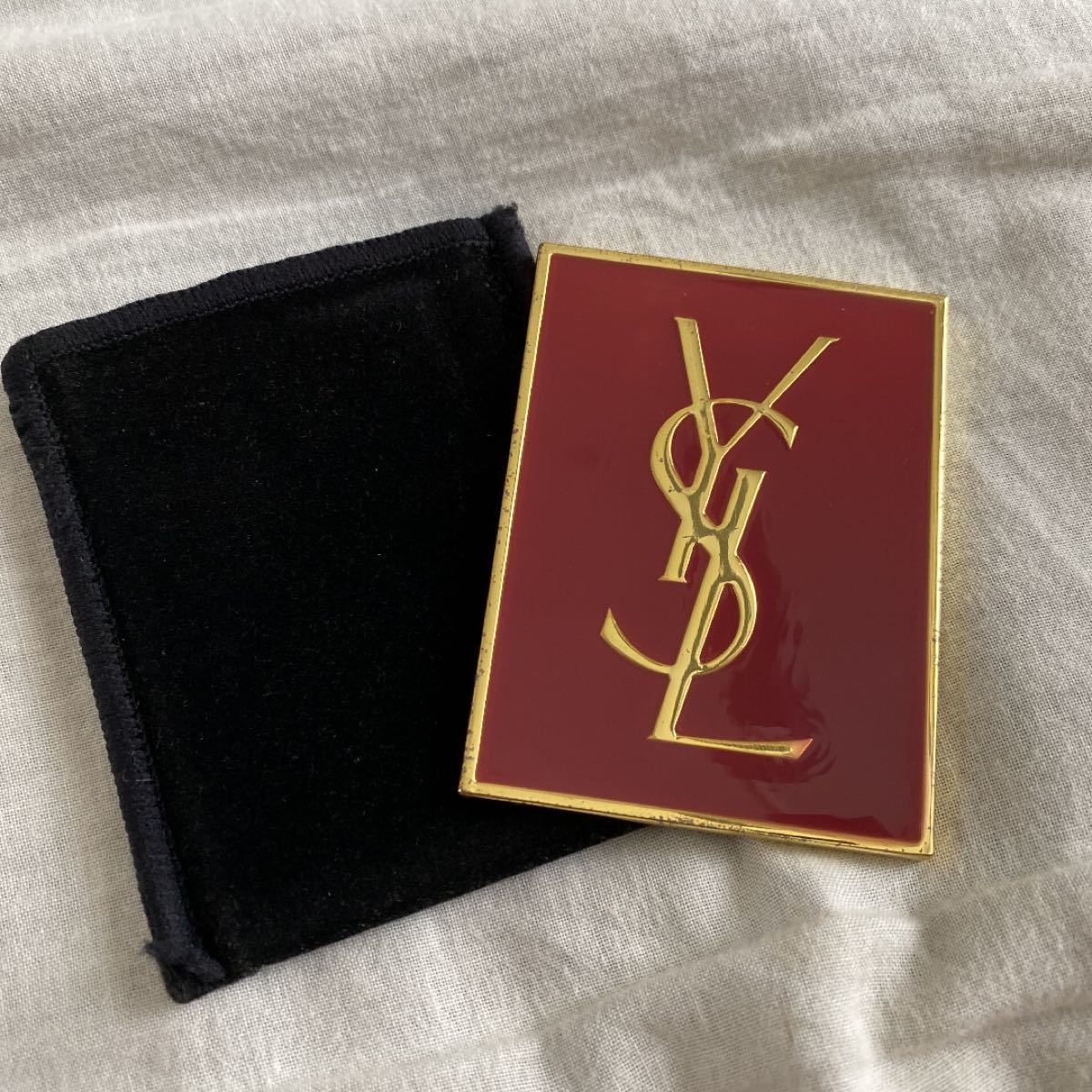 イブサンローラン YSL 手持ち鏡 オシャレ イヴサンローラン イヴ・サンローラン YVES SAINT LAURENT 