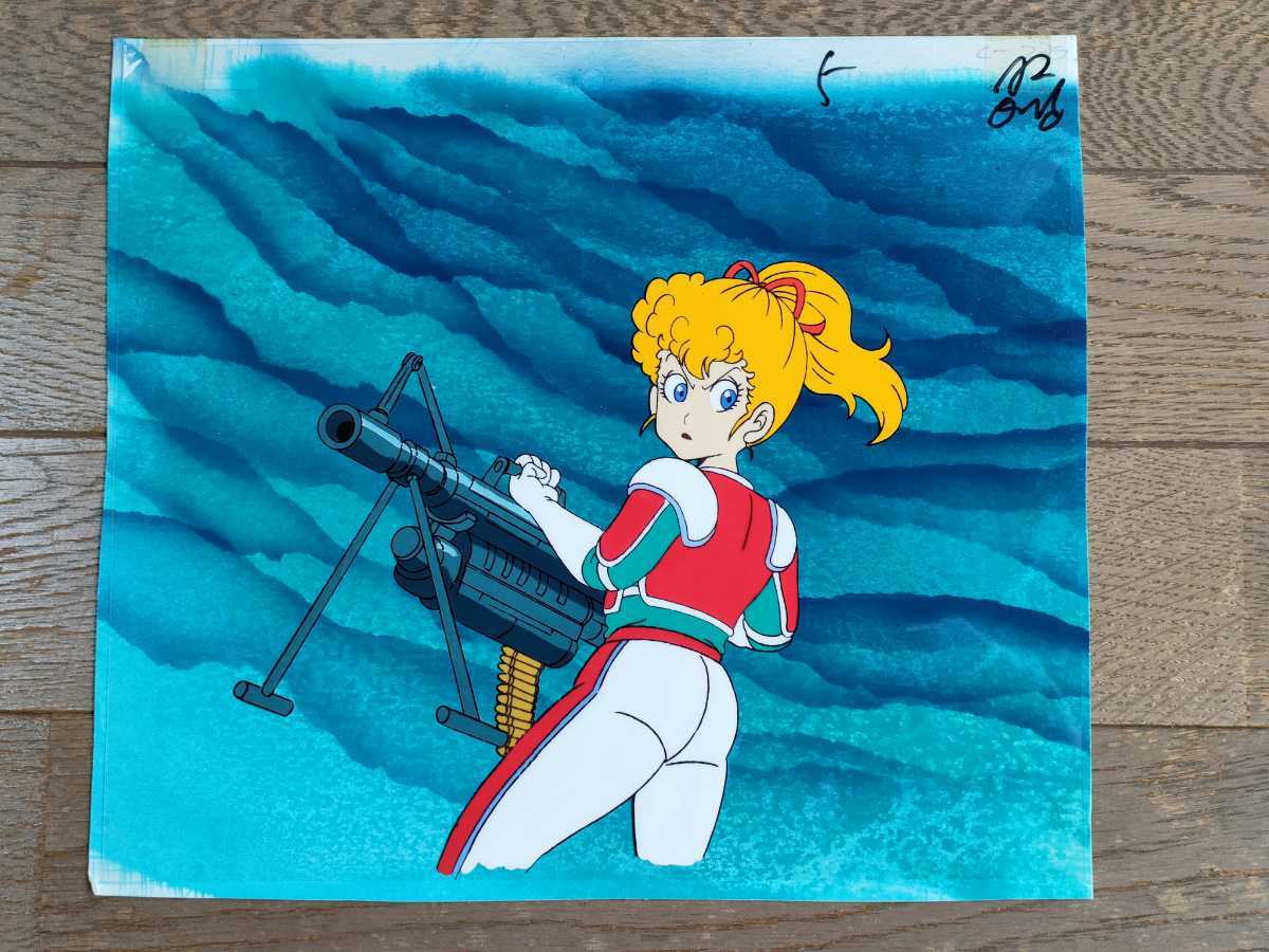セル画】 ドクタースランプ アラレちゃん 鳥山明 手描き背景付き セル画】 ドクタースランプ アラレちゃん 鳥山明 手描き背景付き
