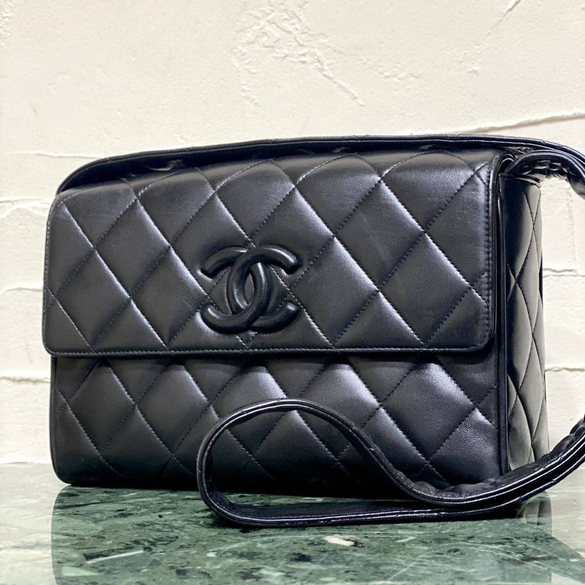 特価最新品◬ CHANEL ブラック ラムスキンの通販 by poxo's shop