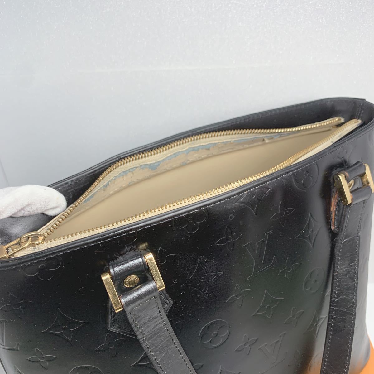 LOUIS VUITTON ルイヴィトン ヴェルニ ヒューストン ハンドバッグ