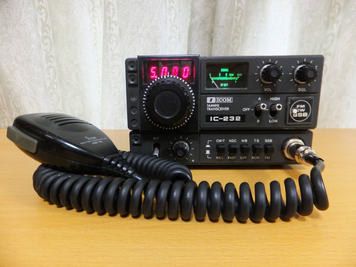 Yahoo!オークション - ICOM IC-232 144MHz オールモードトランシーバ Yahoo!オークション - ICOM IC-232 144MHz オールモードトランシーバ