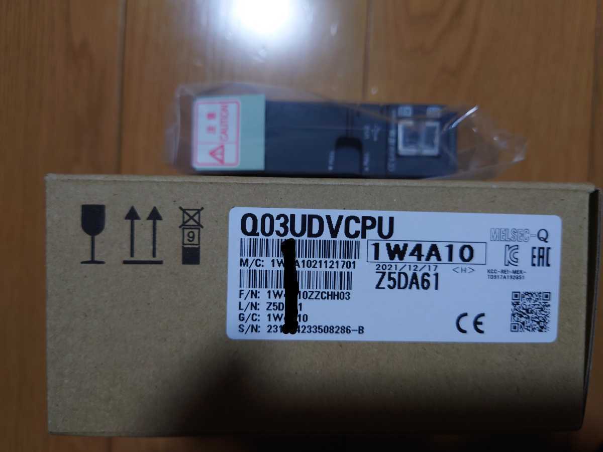 新品 未開 三菱 Q03UDVCPU www.nickstellino.com