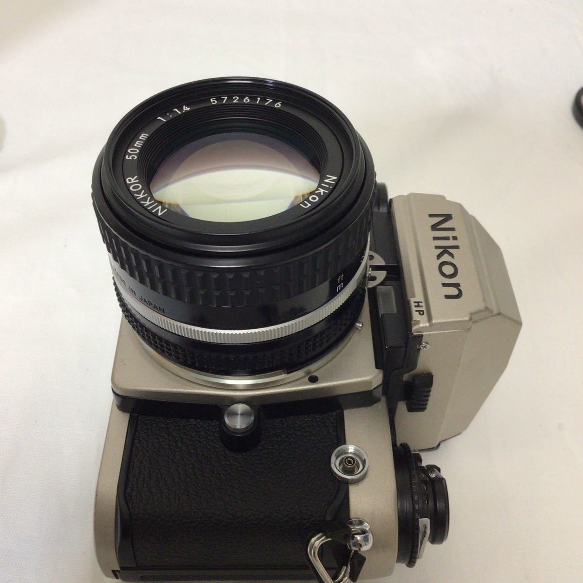 NIKON ニコン F3/T HP シルバー色チタンボディ レンズ/NIKKOR 50mm 1:1