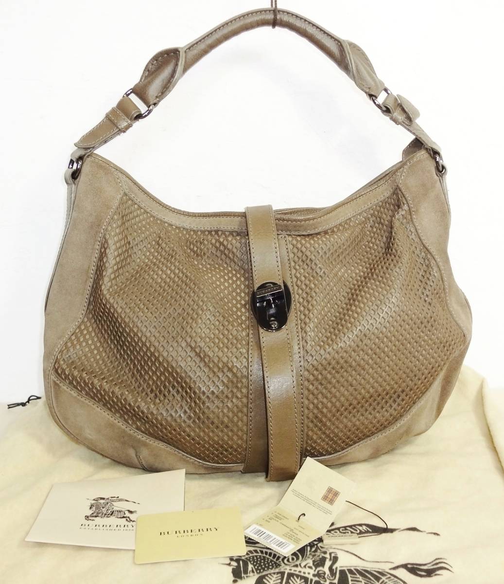 バーバリー BURBERRY オールレザー ハンドバック ブラック バーバリー BURBERRY オールレザー ハンドバック ブラック