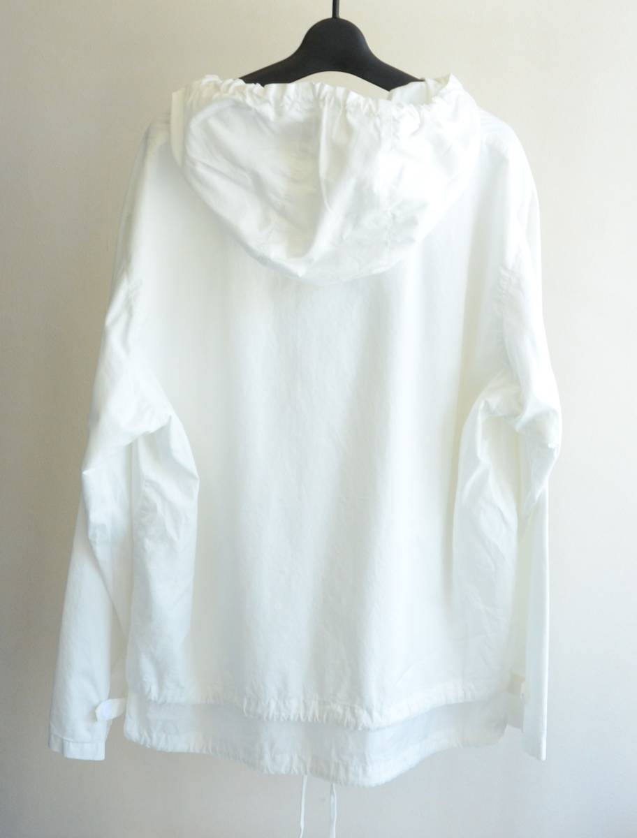 未使用 UNUSED アンユーズド Lace up pullover jacket プルオーバージャケット 白 size 3 US1930_画像3