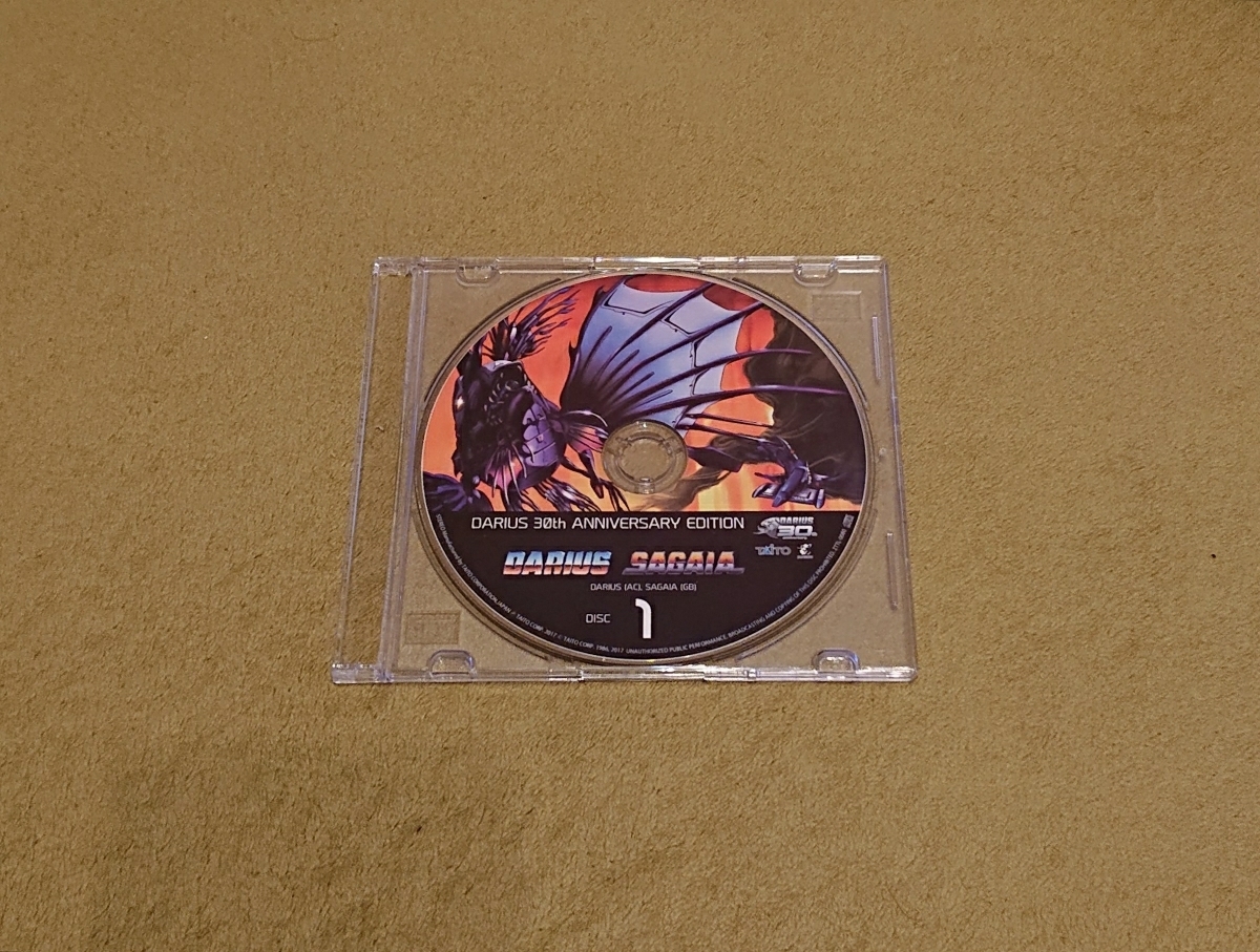 新品 30周年記念 音楽CD「ダライアス(アーケード版)」「サーガイア(ゲームボーイ版)」DARIUS 30th ANNIVERSARY EDITION ZUNTATA TAITO_画像1