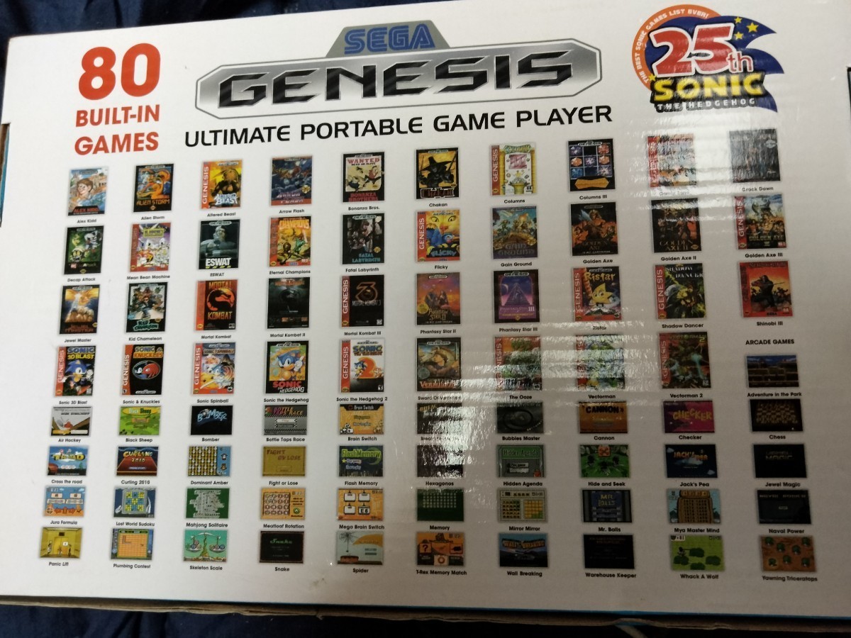 値下 SEGA GENESIS ULTIMATE PORTABLE GAME メガドライブ