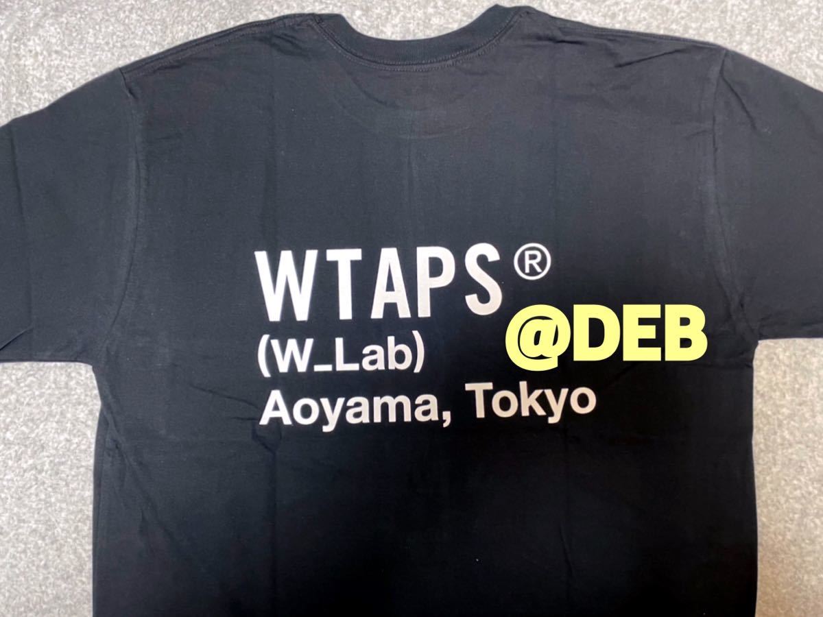 WTAPS W_Lab 青山限定 TEE BLACK XXLサイズ ダブルタップス ラボ限定