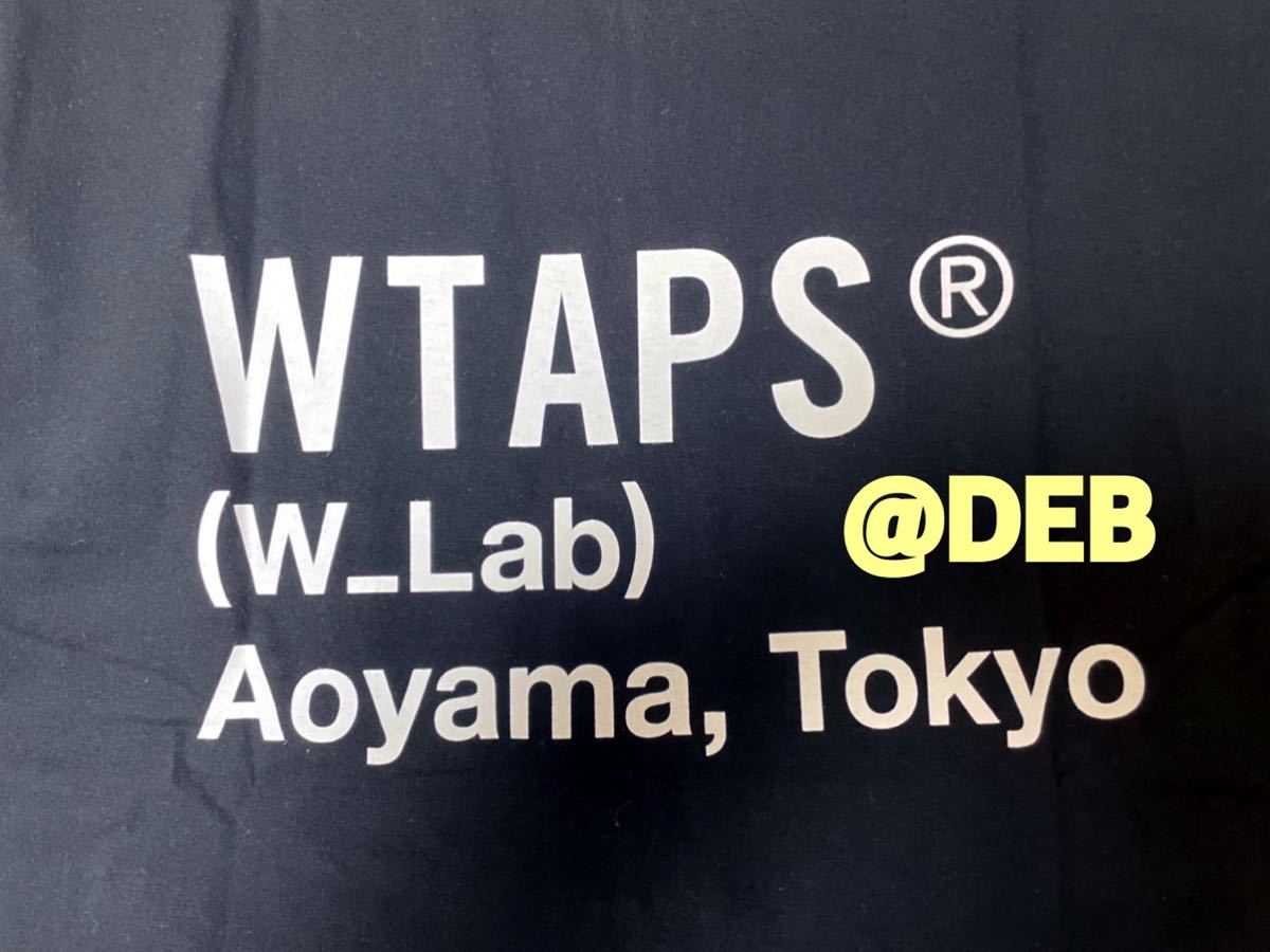 WTAPS W_Lab 青山限定 TEE BLACK XXLサイズ ダブルタップス ラボ限定