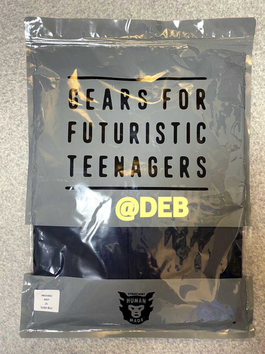 HUMAN MADE 2022FW COACH JACKET NAVY 2XLサイズ POLAR BEAR HUMAN MADE 2022FW COACH JACKET NAVY 2XLサイズ POLAR BEAR