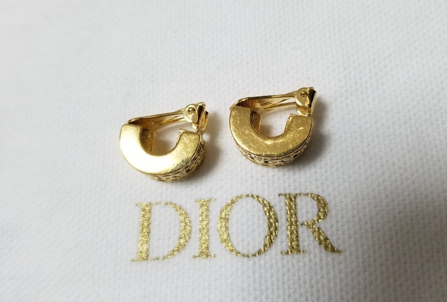 良品 ChristianDior クリスチャンディオール CD ラインストーン