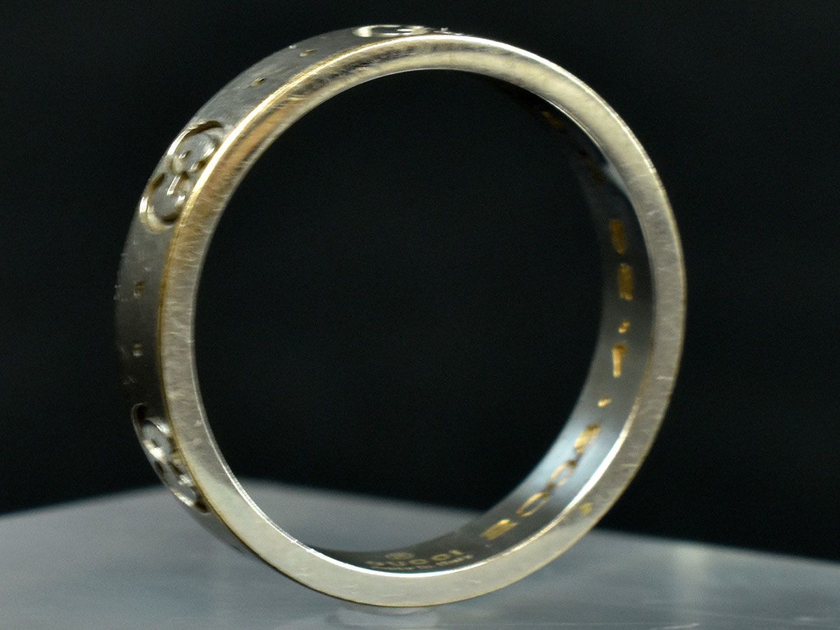 130319◇ GUCCI グッチ GGアイコン リング 指輪 アクセサリー 11.5号