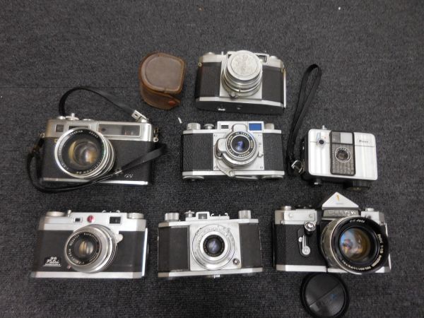 フィルムカメラおまとめ ７台セット Canter YASHICA RICHO PETRI