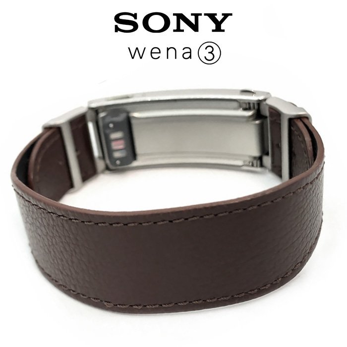 新品 正規品 SONY ソニー wena 3 rubber Black ウェナ3スリー メンズ