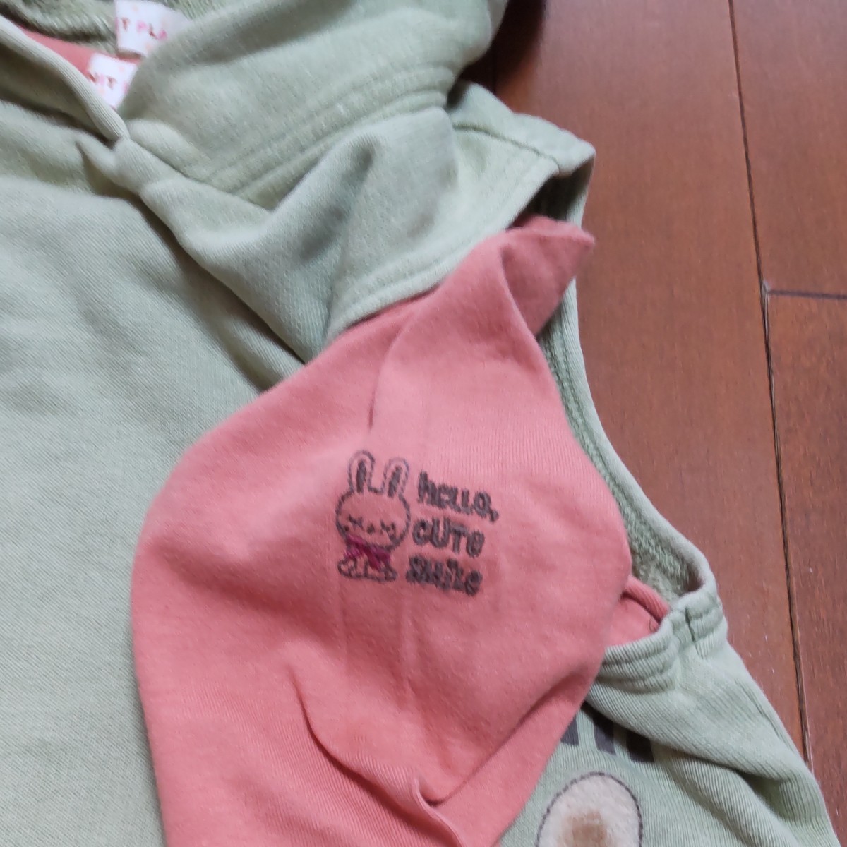 120 KP ニットプランナーmimiちゃん美品長袖シャツと袖なしパーカーセット