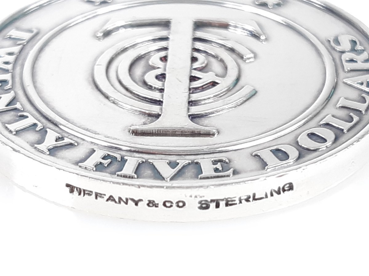送料無料あり 希少 ティファニー TIFFANY 25ドル 25$ マネーコイン