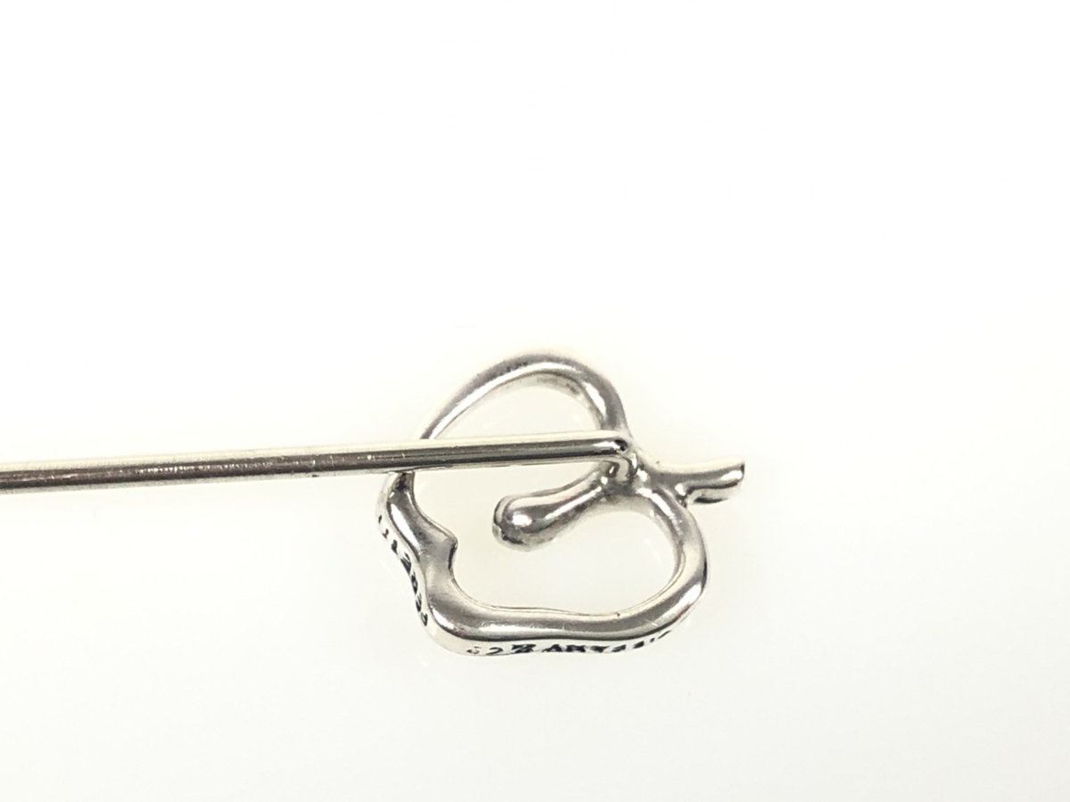 送料無料あり ティファニー TIFFANY エルサペレッティ アップル ピンブローチ スターリングシルバー YAS-3843 7