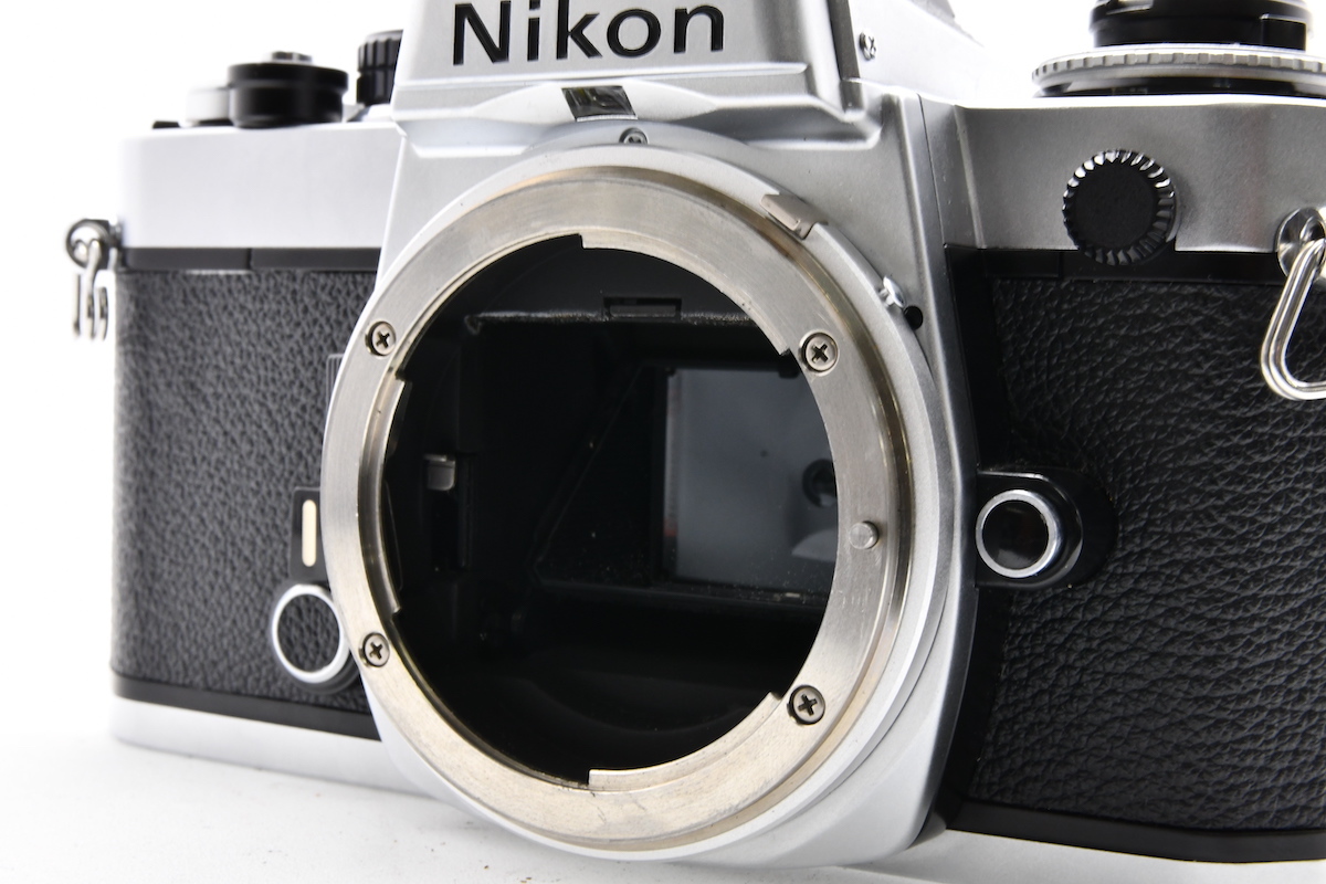 NIKON FE シルバー + AI NIKKOR 35mm F2 ニコン フィルムカメラ MF一眼レフカメラ 広角単焦点レンズ ■02320_画像7