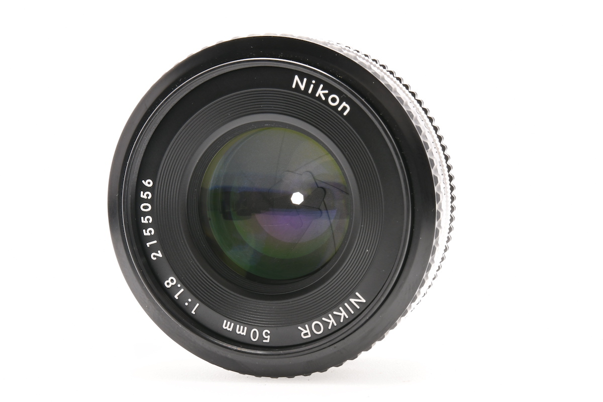 Nikon AI-S NIKKOR 50mm F1.8 Fマウント 標準単焦点　パンケーキ MF一眼レフ用 交換レンズ ニコン ■02265_画像7