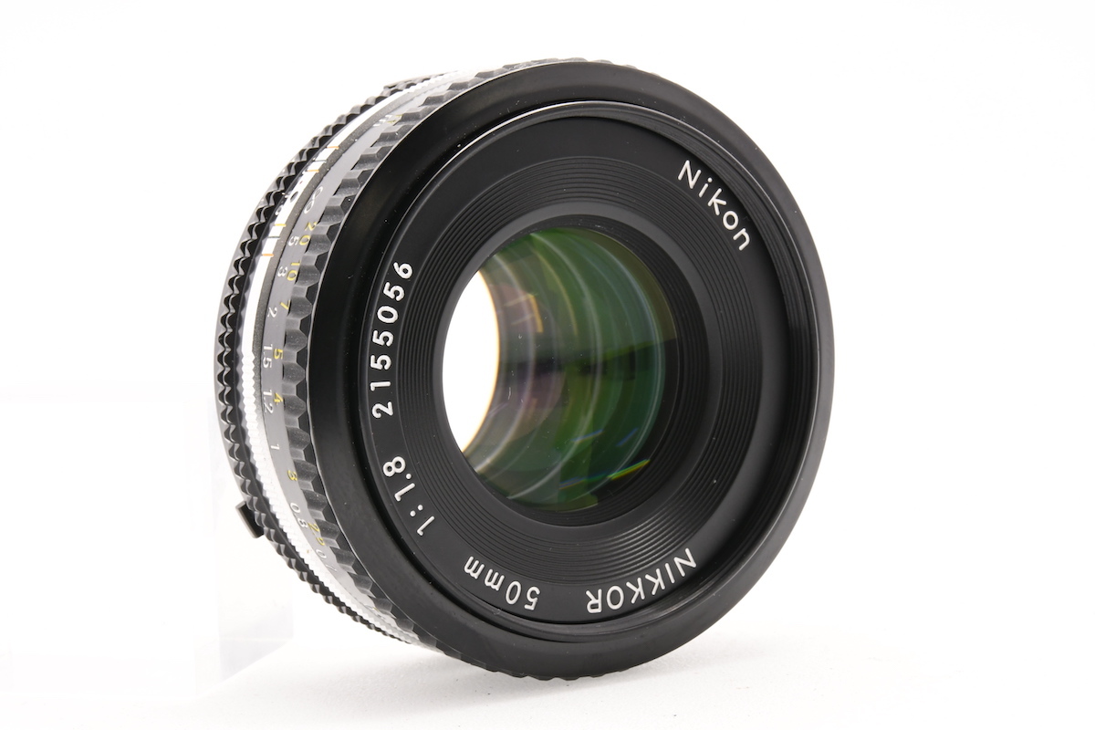 Nikon AI-S NIKKOR 50mm F1.8 Fマウント 標準単焦点　パンケーキ MF一眼レフ用 交換レンズ ニコン ■02265_画像3