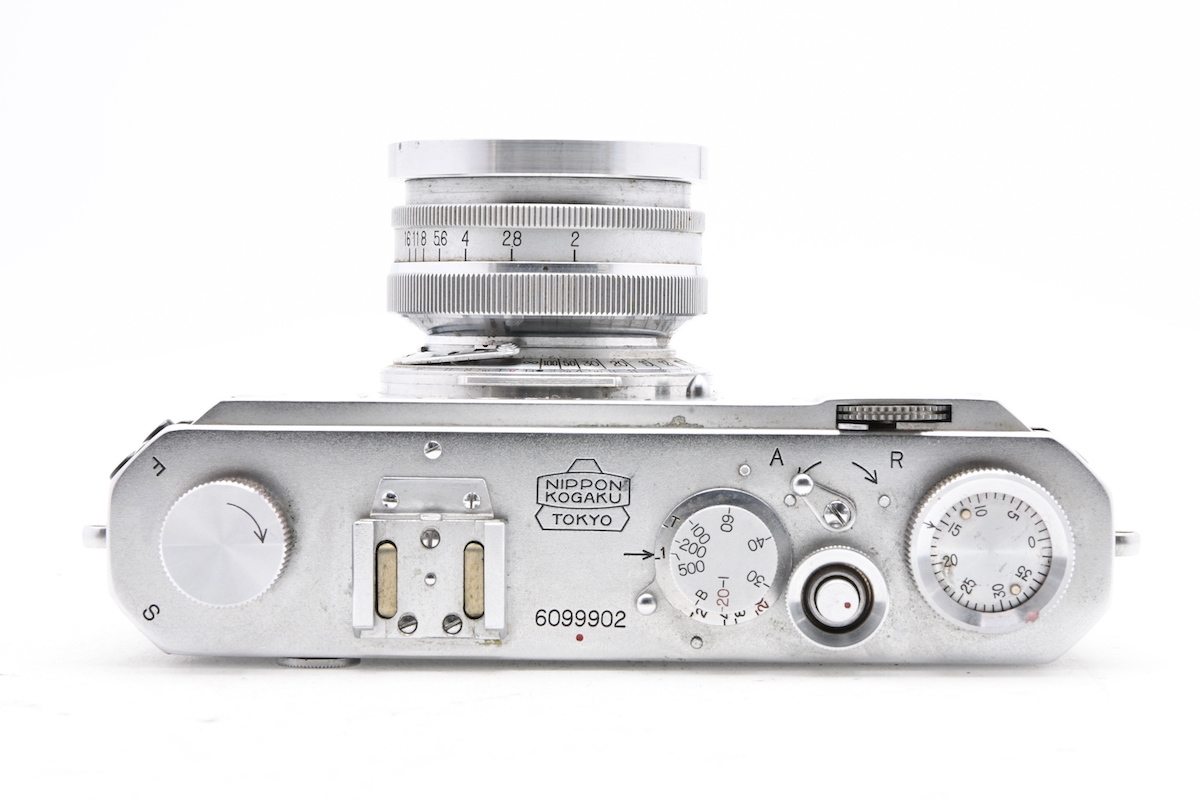 Nikon S + NIKKOR-H・C 5cm F2 フィルムカメラ MFレンジファインダー 標準単焦点 レンズセット ジャンク品 ニコン ■02887_画像5