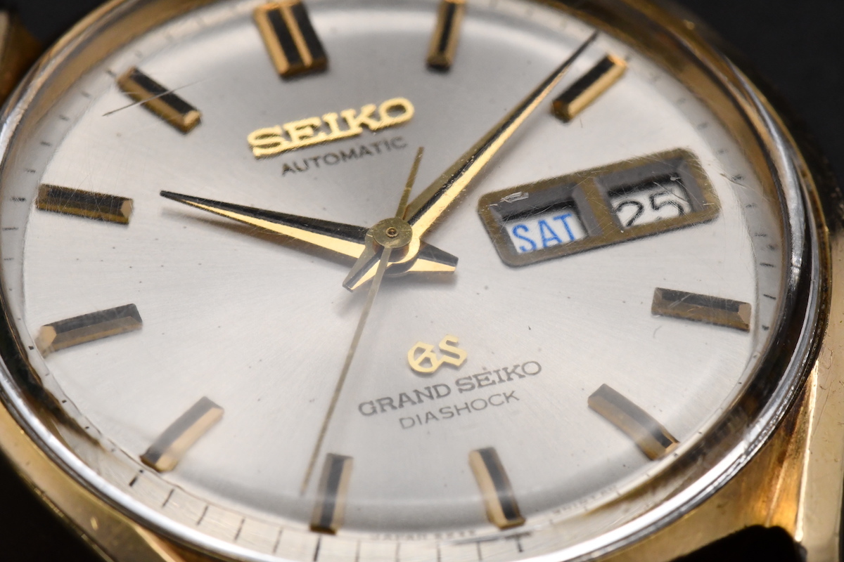 SEIKO GS DIASHOCK Ref 6246-9001 CAP GOLD グランドセイコー メダリオン メンズ デイデイト 自動巻き 腕時計 ジャンク ■02893_画像10