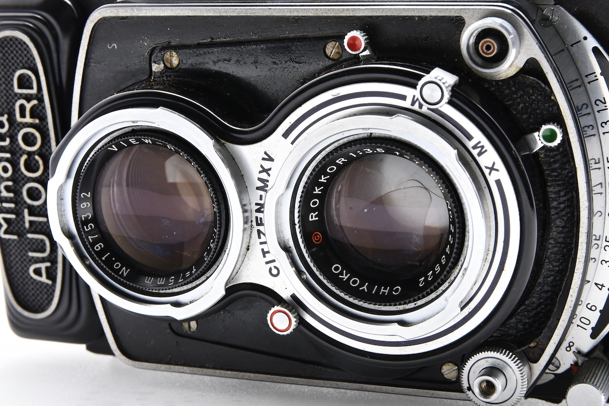 Minolta AUTOCORD / CHIYOKO ROKKOR 75mm F3.5 ミノルタ 中判フィルムカメラ 二眼レフ ■02572_画像8