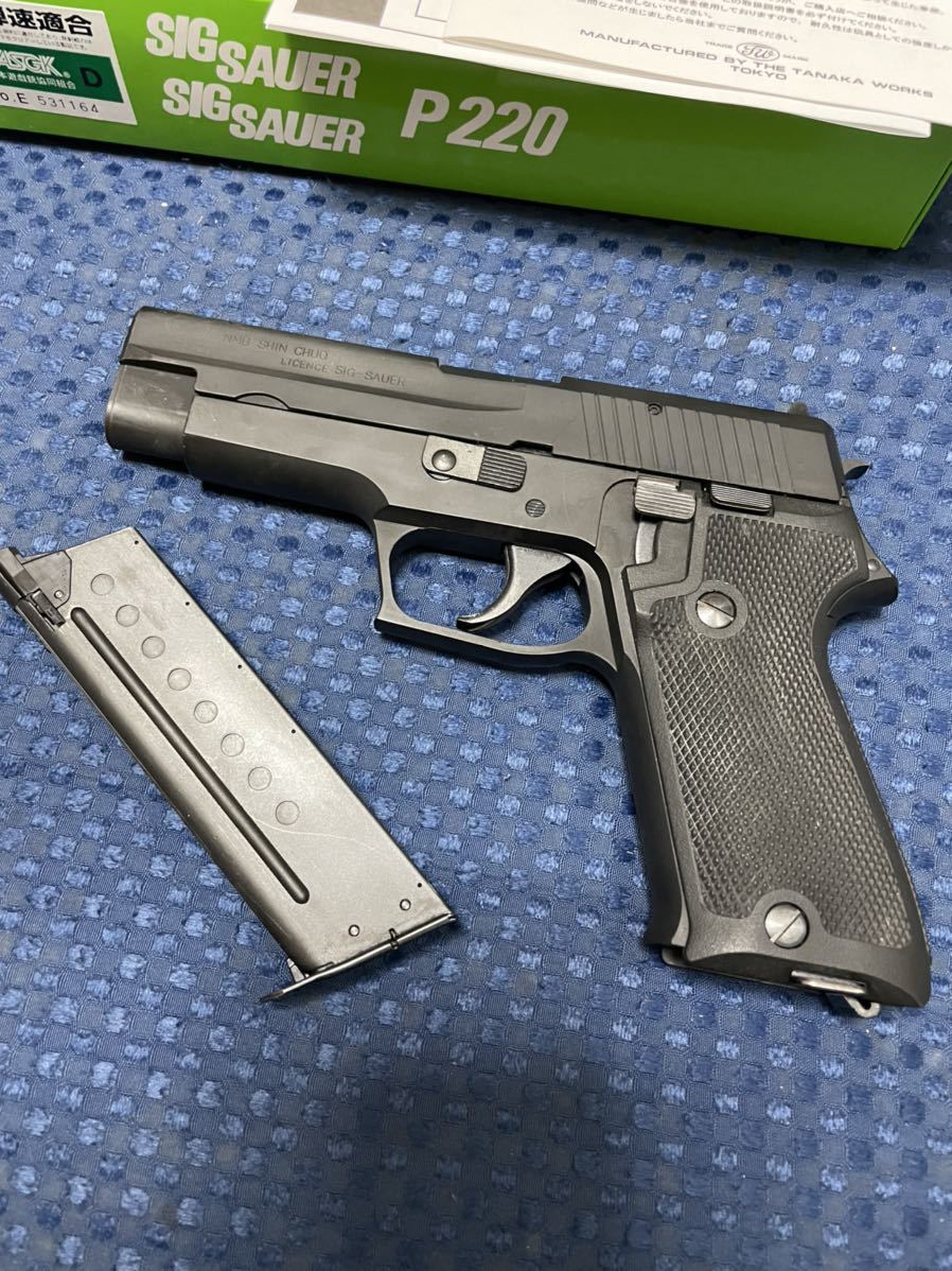 タナカ sig sauer p220 ic 9mm 拳銃 HW 陸上自衛隊 刻印 ガス タナカ sig sauer p220 ic 9mm 拳銃 HW 陸上自衛隊 刻印 ガス